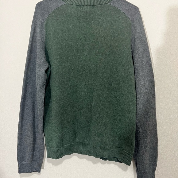 BANANA Republic Zip Up Jacket Men’s Large Green and Gray - Picture 5 of 6